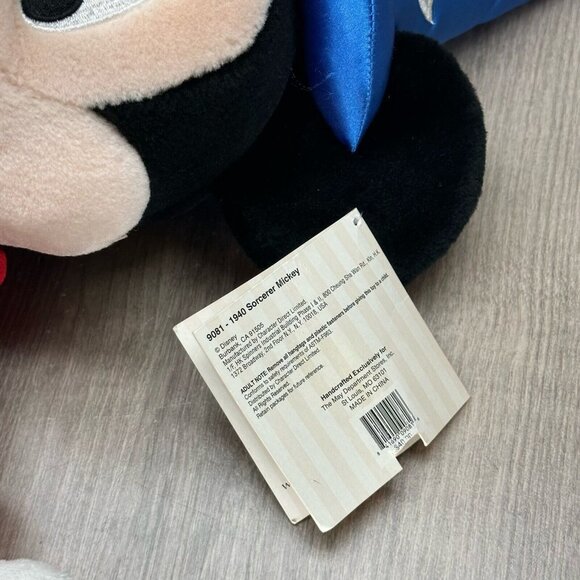 Disney Milestone Sorcerer Mickey Mouse Plush Fantasia Ltd Edition Stuffed Toy - Picture 9 of 10